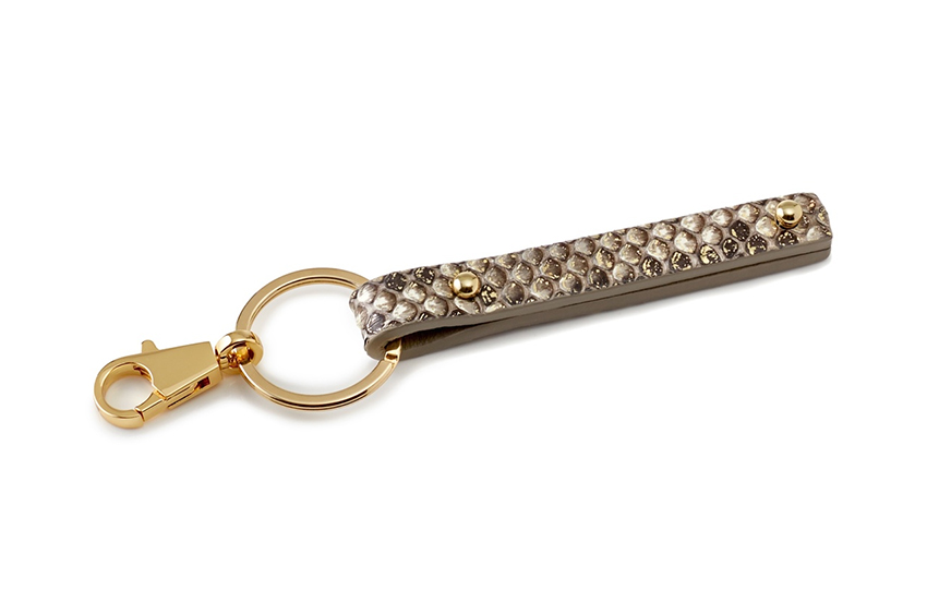 snakeskin linear key fob by mitchel primrose