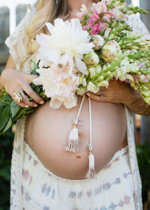 blooms and baby bump | | the love designed life