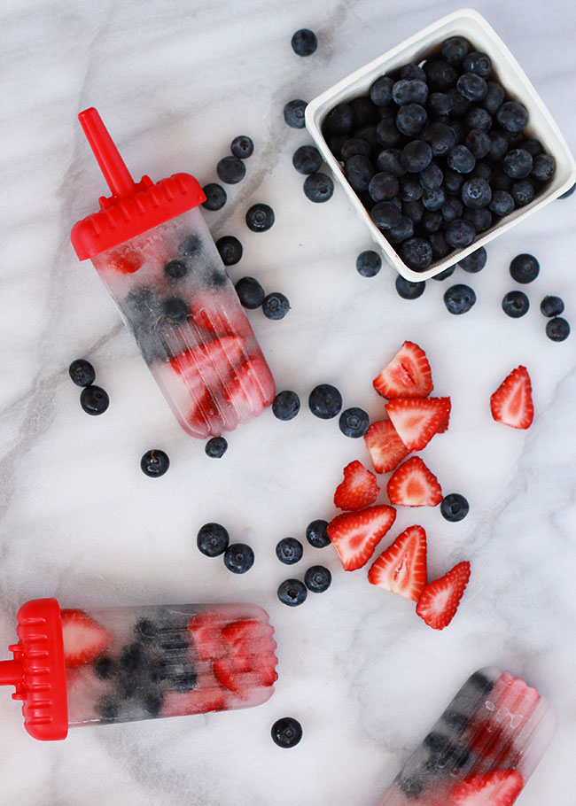festive summer popsicles for the fourth of july