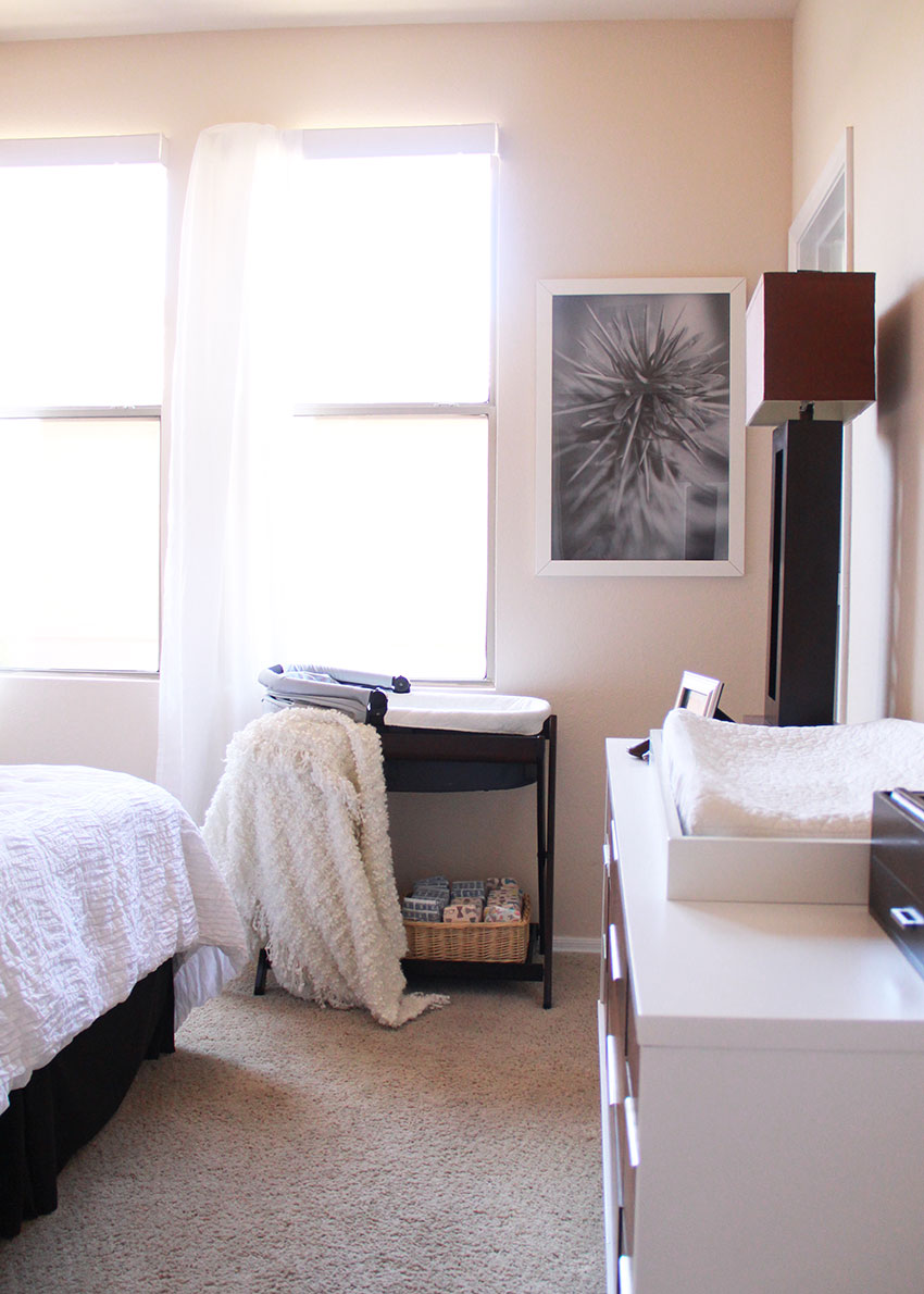 master bedroom refresh + a corner for baby