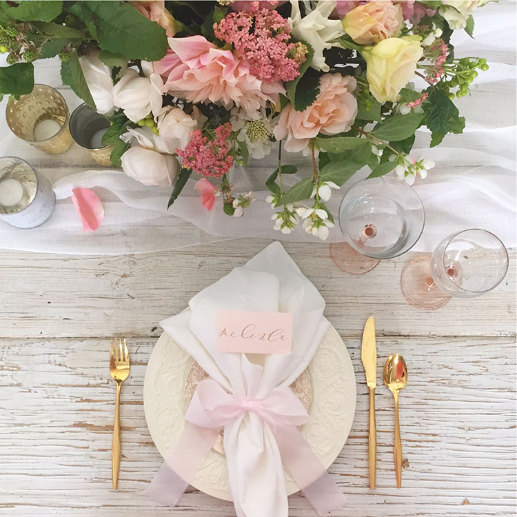 my finished tablescape | the love designed life