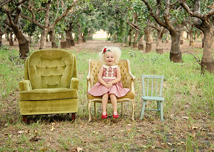 goldilocks in mama bear's chair | the love designed life