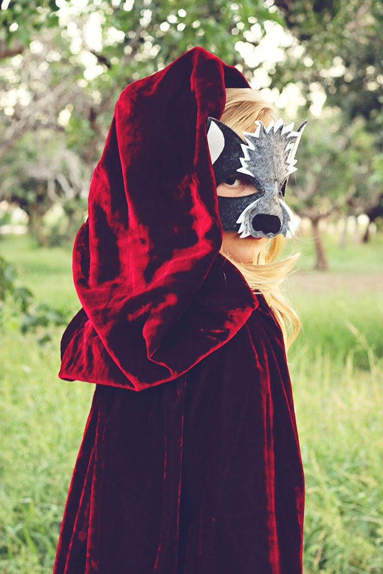 a wolf in red's clothing | opposite of far storybook series | QianaK Photography | the love designed life