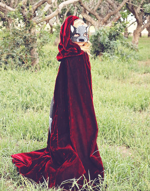 little red as the wolf | opposite of far storybook series | QianaK Photography | the love designed life
