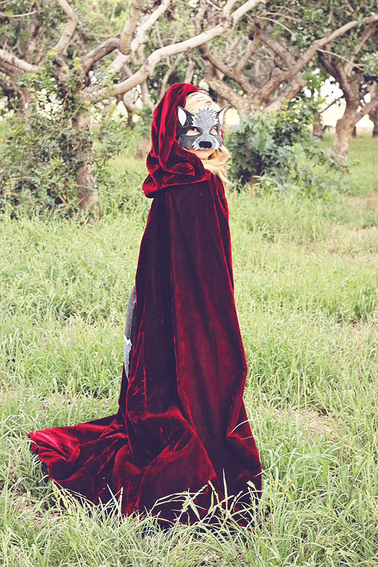 little red as the wolf | opposite of far storybook series | QianaK Photography | the love designed life