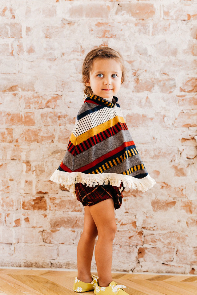 loving this poncho for a boy or a girl too | FW15 miss ainsley mae collection | the love designed life