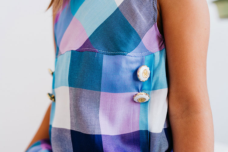 adore these buttons on the colette schoolgirl dress | FW15 miss ainsley mae collection | the love designed life