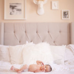 tiny baby, big bed | mother + child co. | dream photography studio for the love designed life