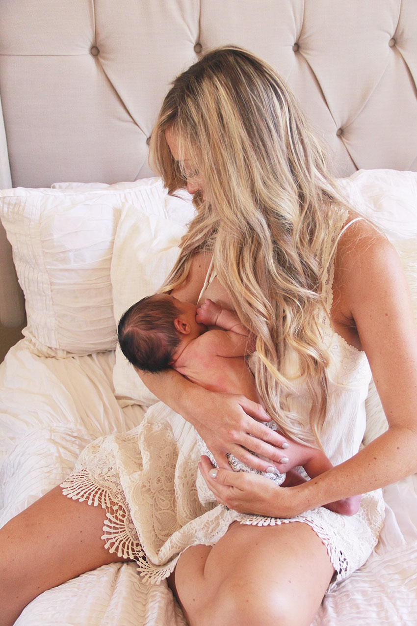 mother + child breastfeeding | the love designed life