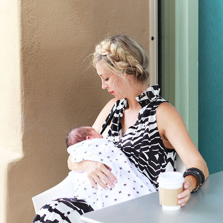 nursing dress by loyal hana | the love designed life