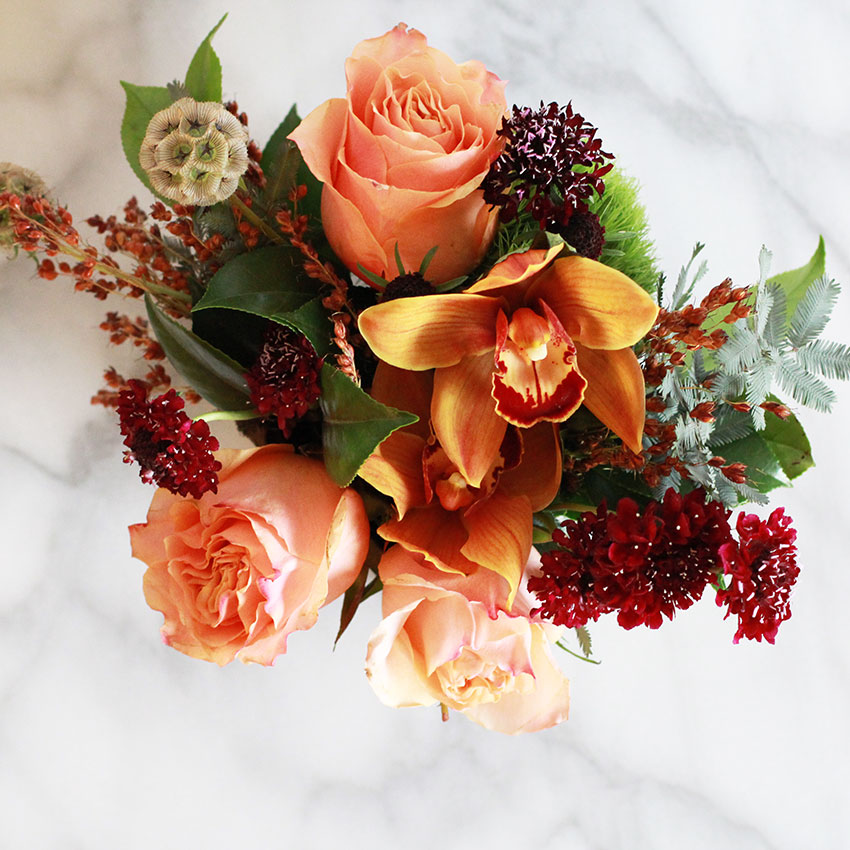 pretty fall flowers | the love designed life