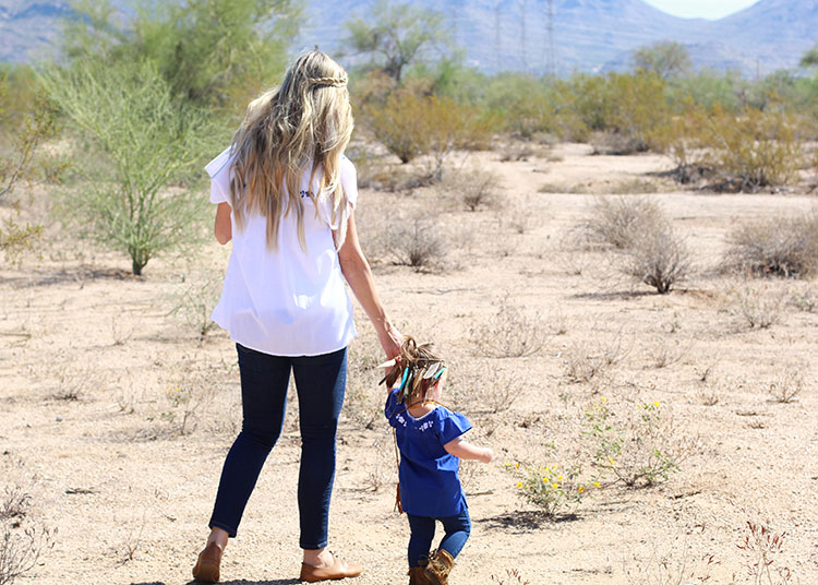 mommy + mini bright boho style | the love designed life