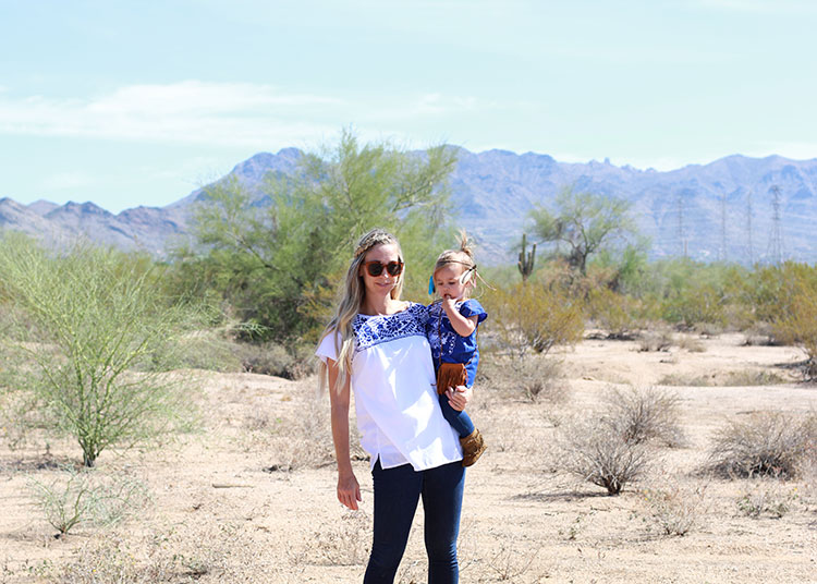 delmex embroidered blouses for mommy + me | the love designed life