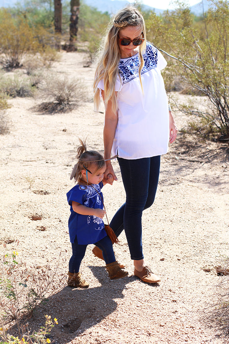 super cute mommy + mini bright boho style | the love designed life