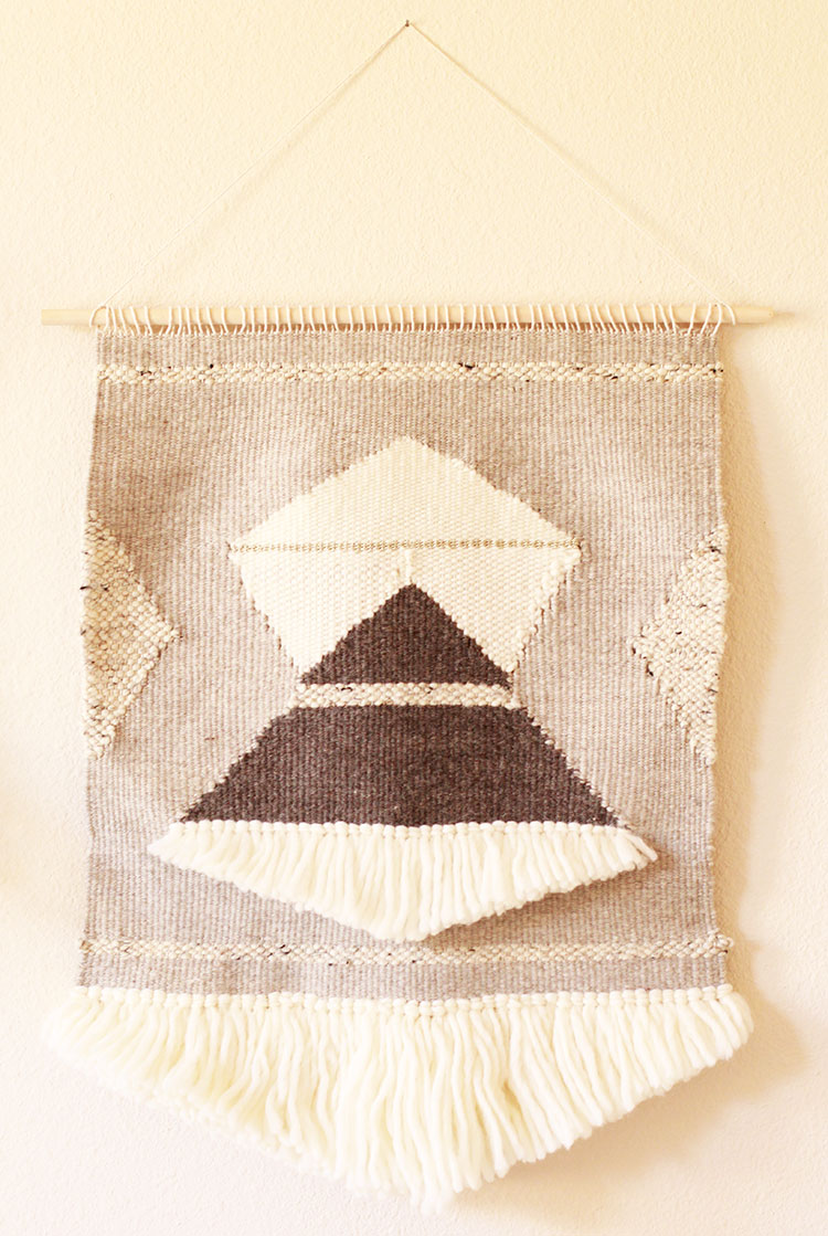 custom wall weaving by Nora Schuchat | the love designed life