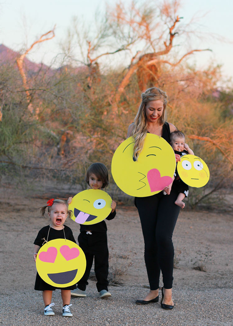 diy: last minute emoji halloween costumes