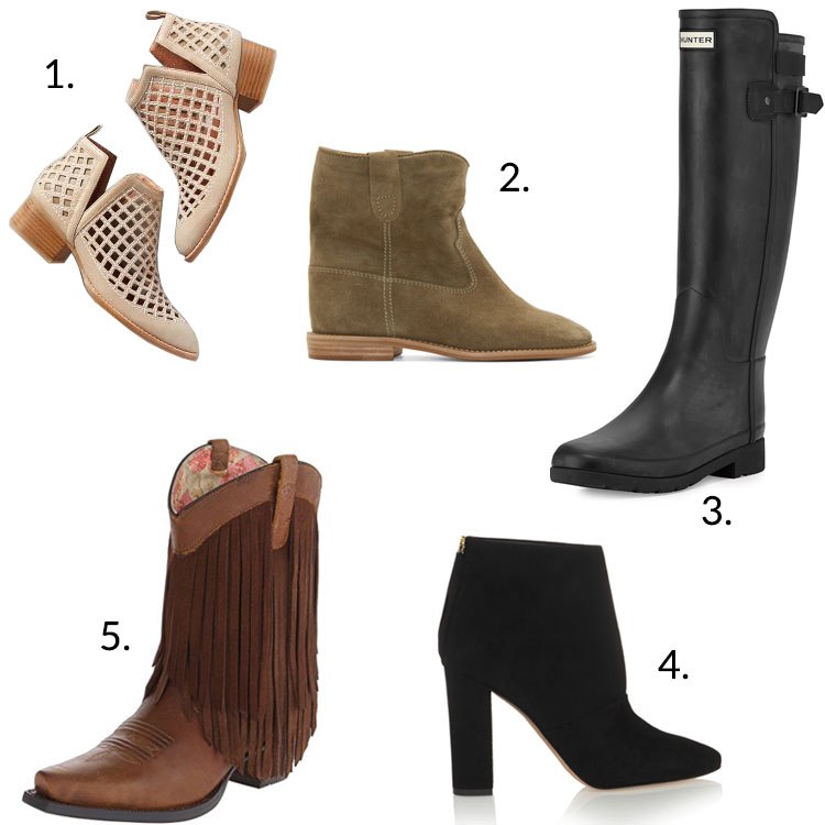 fall boot shopping on the love designed life