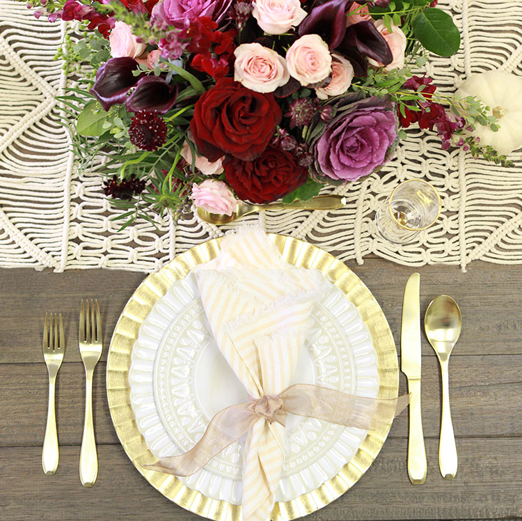 a thanksgiving tablescape | the love designed life