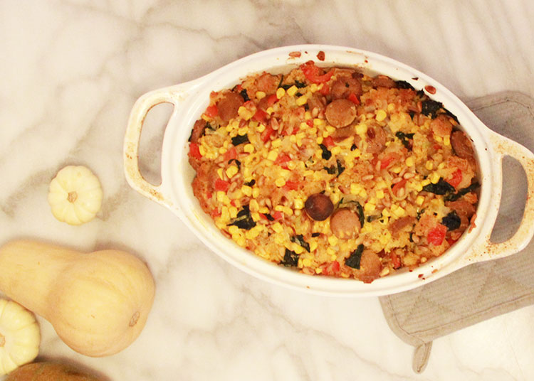 happy [vegan and *mostly* gluten free] confetti cornbread stuffing | the love designed life