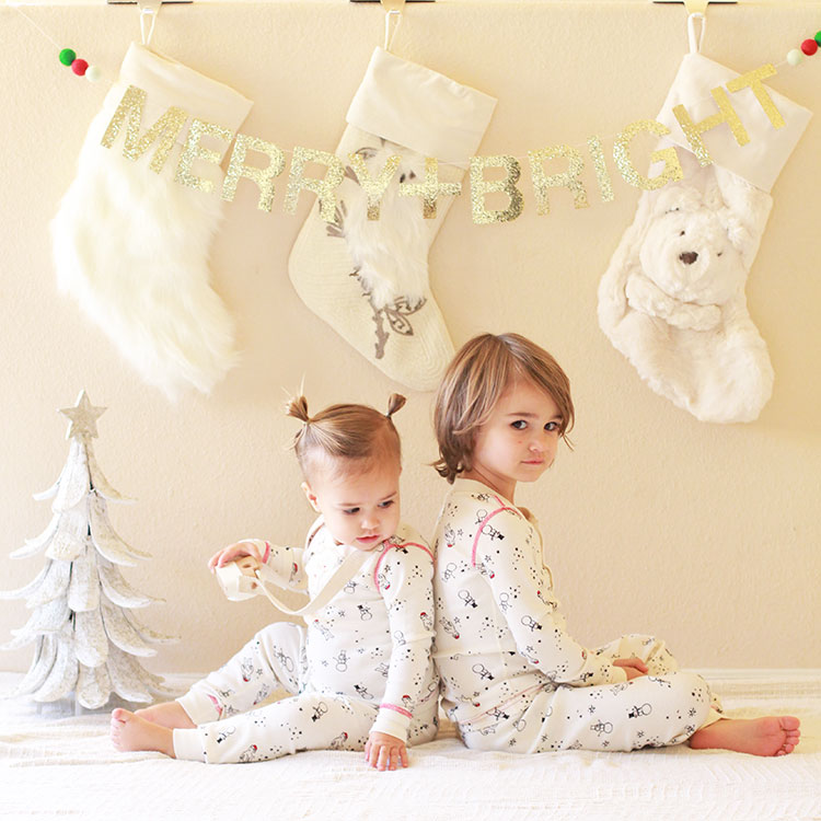 sibling matching jam jams | the twelve days of christmas giveaways on the love designed life
