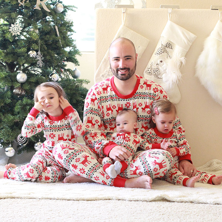 matching family christmas jammies for the win | the love designed life