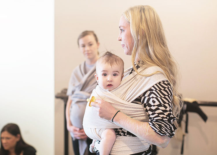baby wearing and teaching with the solly baby wrap. | the love designed life