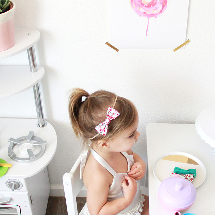 sweet + simple hair bow | the love designed life