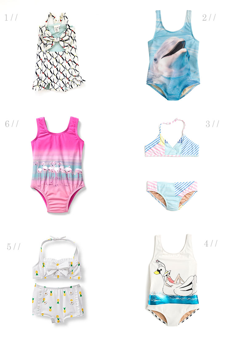 swimsuits for your mini me this summer | the love designed life