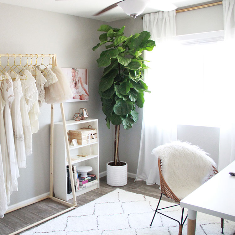 a feminine and fresh office | the love designed life