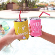 cheers to surviving motherhood with your tribe. note: you must try the champers from a can! | the love designed life