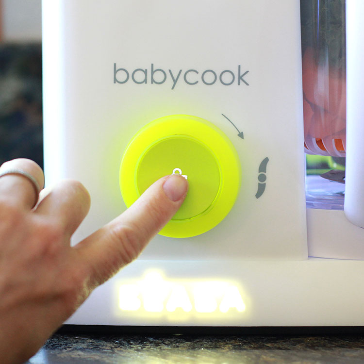 simple one touch on/off for homemade babyfood maker | the love designed life