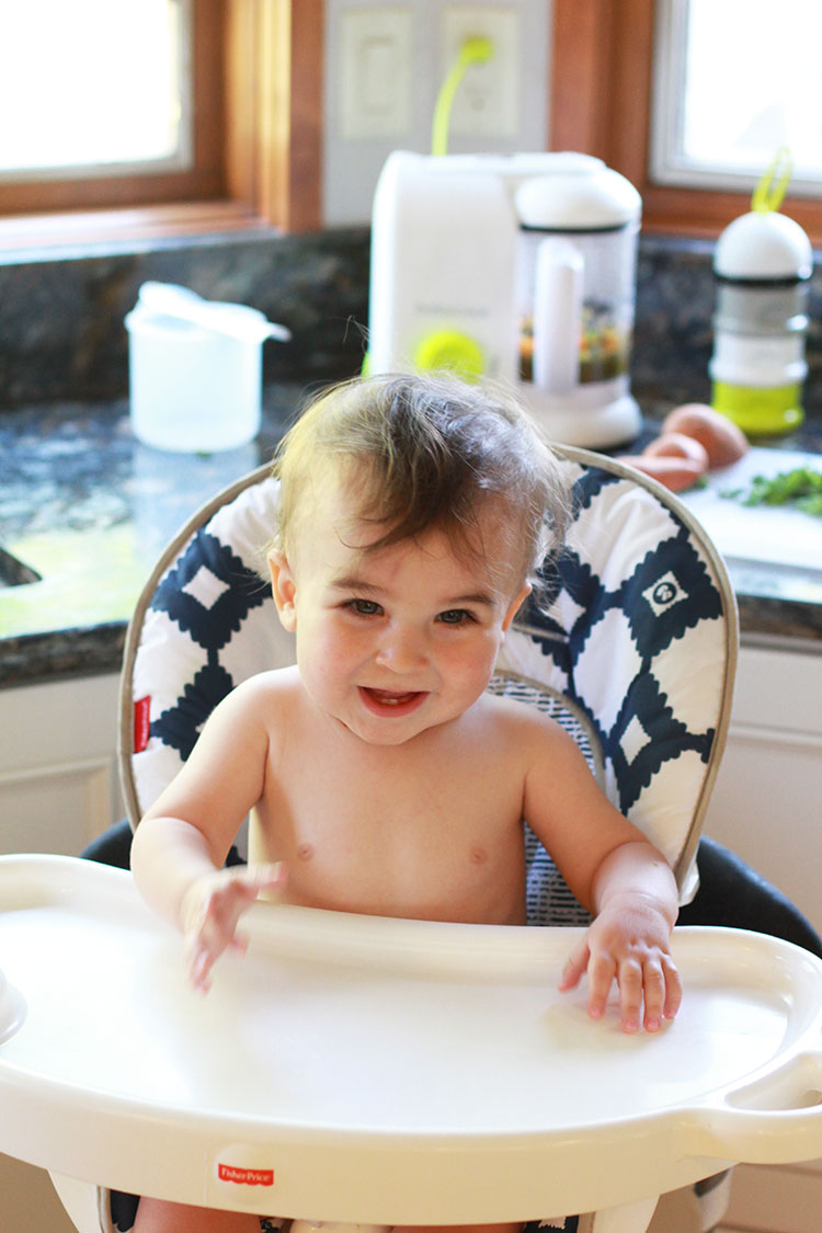 before the baby self feeding mess ensues | the love designed life