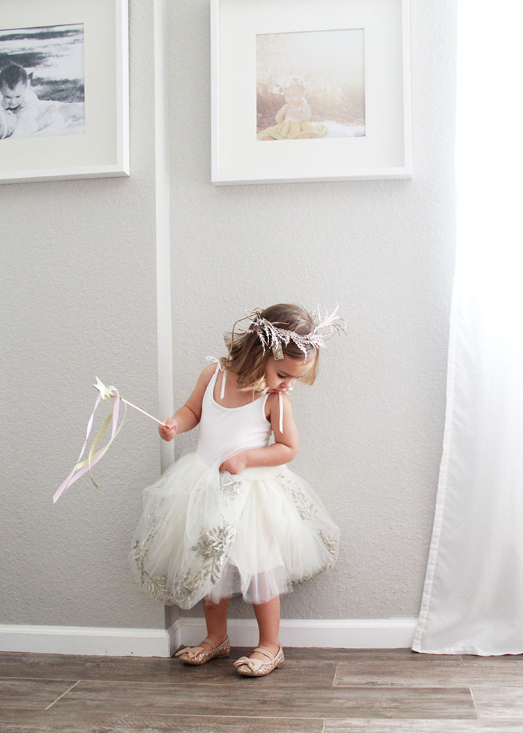 obsessed with her wrare doll tutu dress! | thelovedesignedlife.com