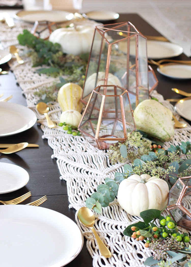 pretty thanksgiving details and ideas for invites to your own party | thelovedesignedlife.com