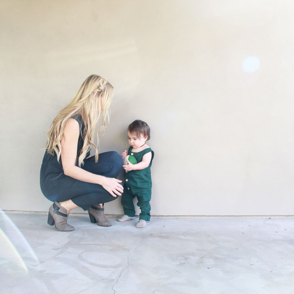 baby boy + me, twinning on christmas day | thelovedesignedlife.com