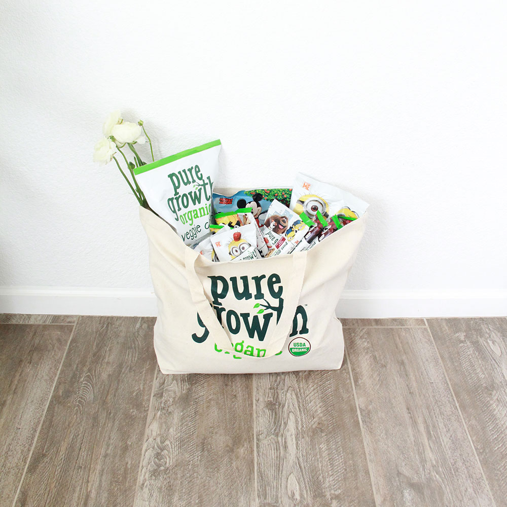 win a prize package of some of pure growth organics best snacks! follow @thelovedesignedlife on instagram for more info!