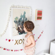 checking out our new cactus from @minted | thelovedesignedlife.com