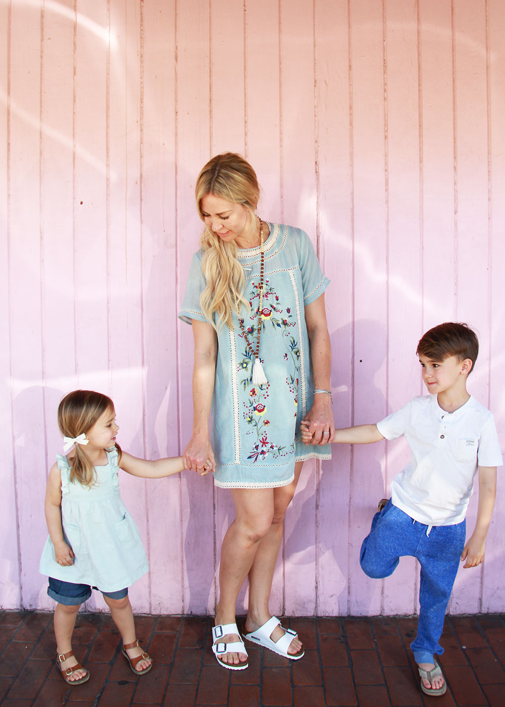 spring break for the kids this week and spring outfits to match! | thelovedeisgnedlife.com