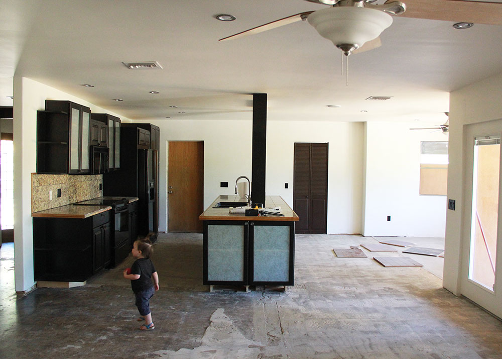 kitchen - before | thelovedesignedlife.com