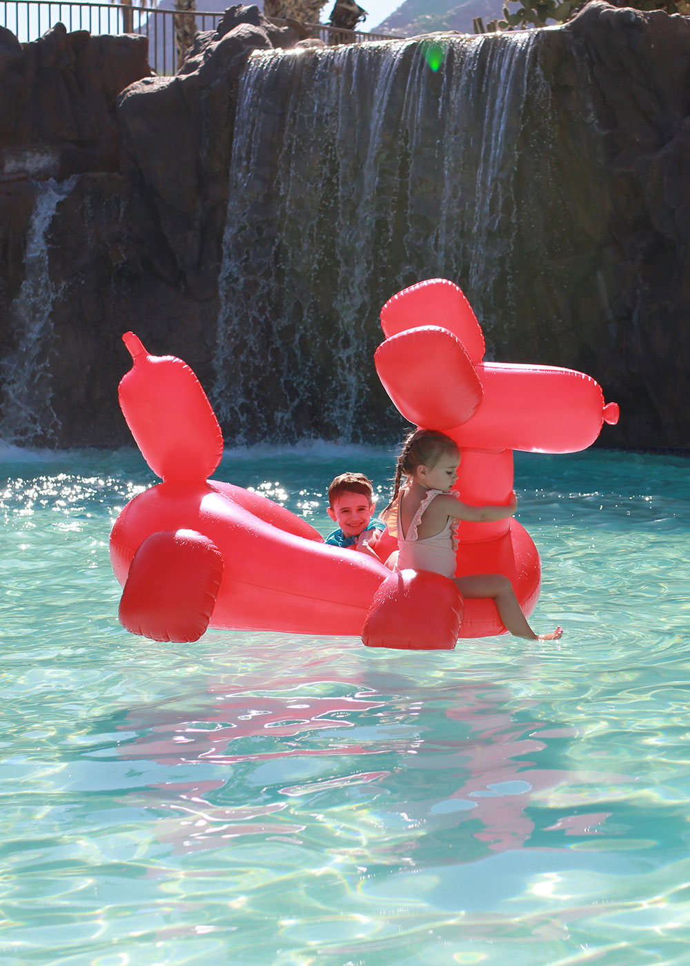 omg how cute is the balloon dog floatie?? the kids loved it at the river ranch water park! | thelovedesignedlife.com