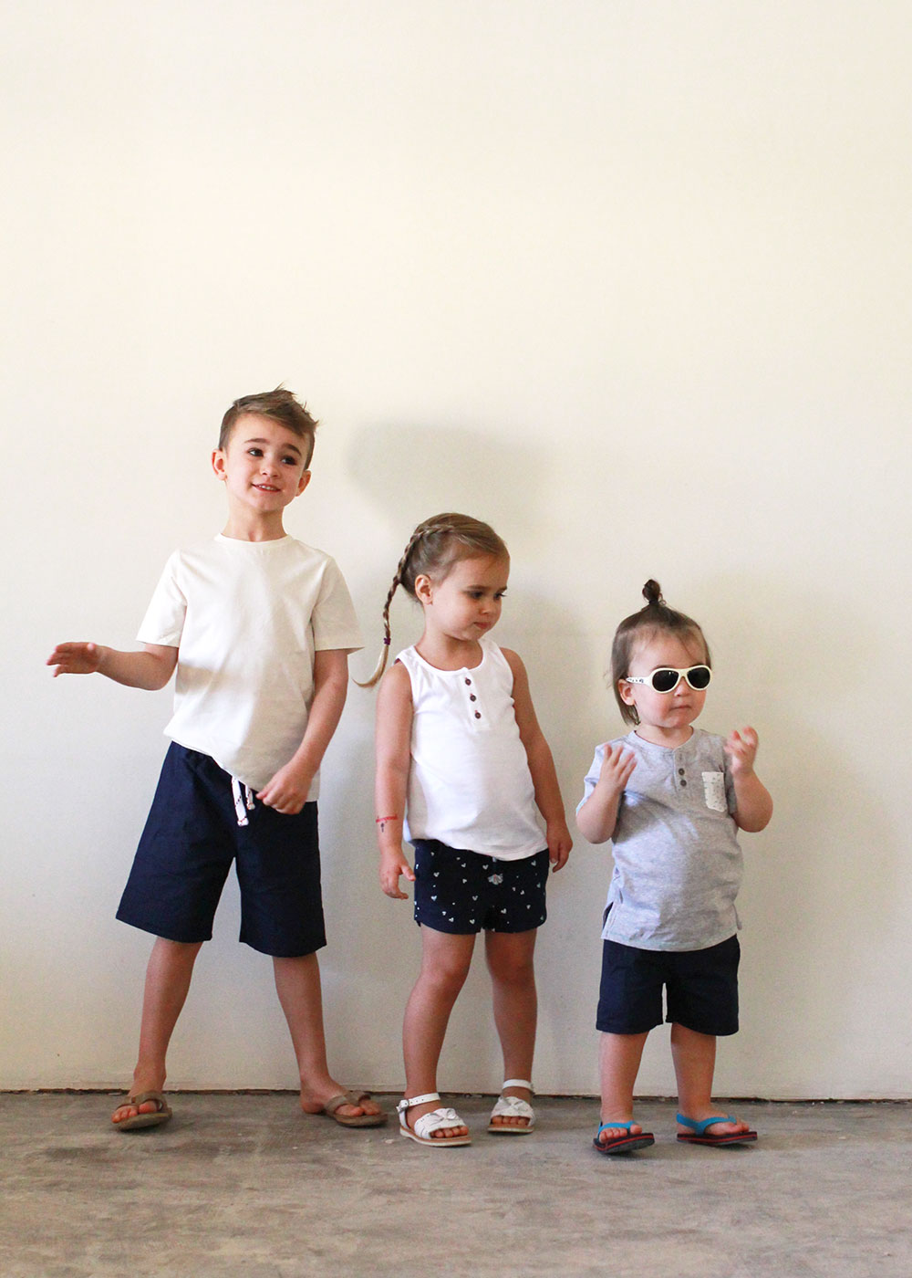 getting ready for our new home remodel! the kids all wearing colored organics clothing | thelovedesginedlife.com