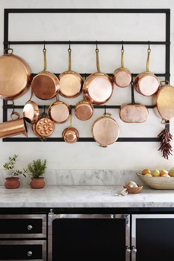 my dream kitchen inspo via pinterest - copper | thelovedesignedlife.com