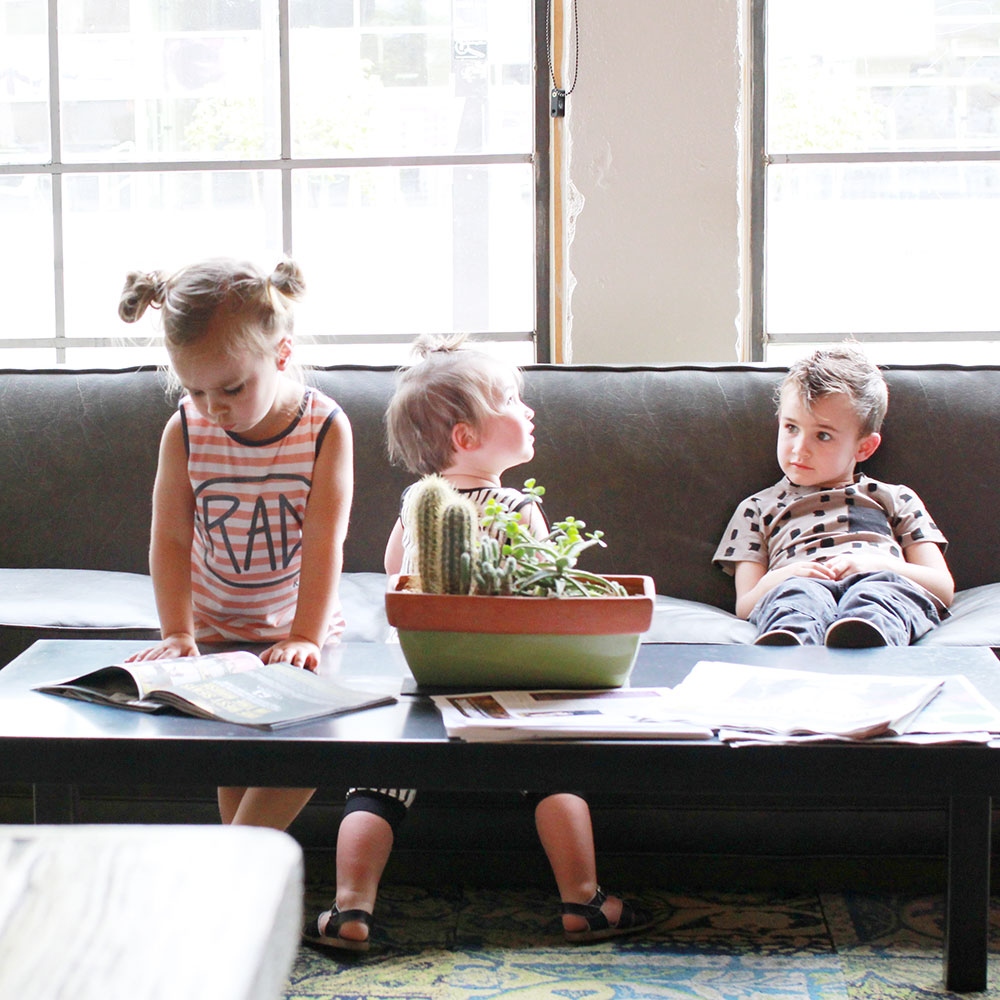 my three babes and their mini style by rags to raches | thelovedsesignedlife.com