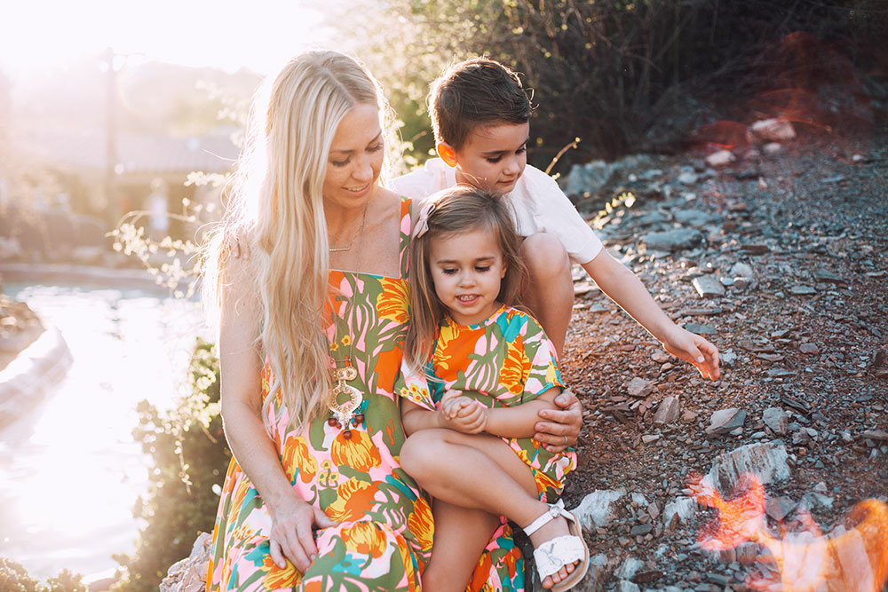 love these sweet babes of mine | sweetest mommy and me matching outfits by crew and lu | thelovedesignedlife.com