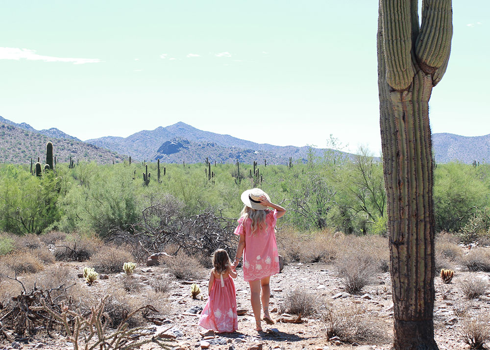 just a couple of desert wanderers, wearing the cutest matching dresses for mama and mini! | thelovedesigneldife.com