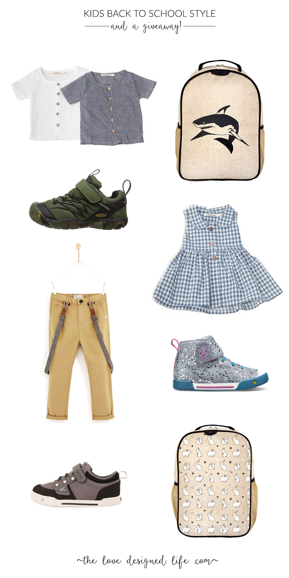 cute neutral kids clothes perfect for back to school style | thelovedesignedlife.com 