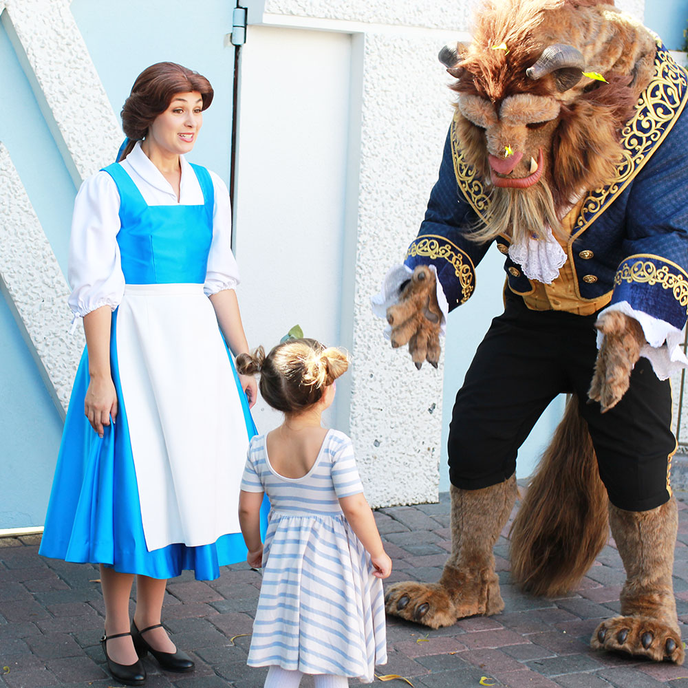 when you get to meet belle of beauty and the beast at disneyland up close and personal, it's a good day | thelovedesignedlife.com