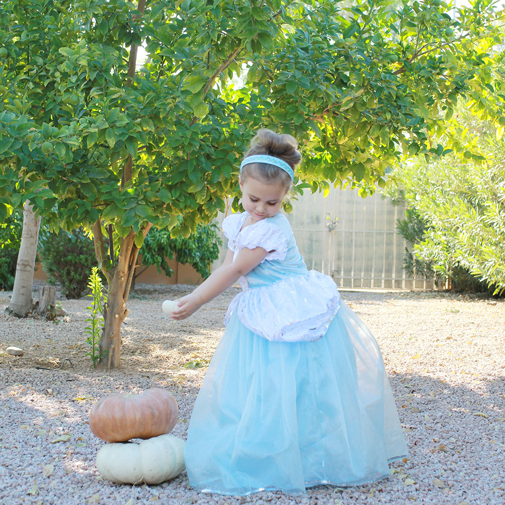 my cutest little cinderella and her magic pumpkins | thelovedesignedlife.com