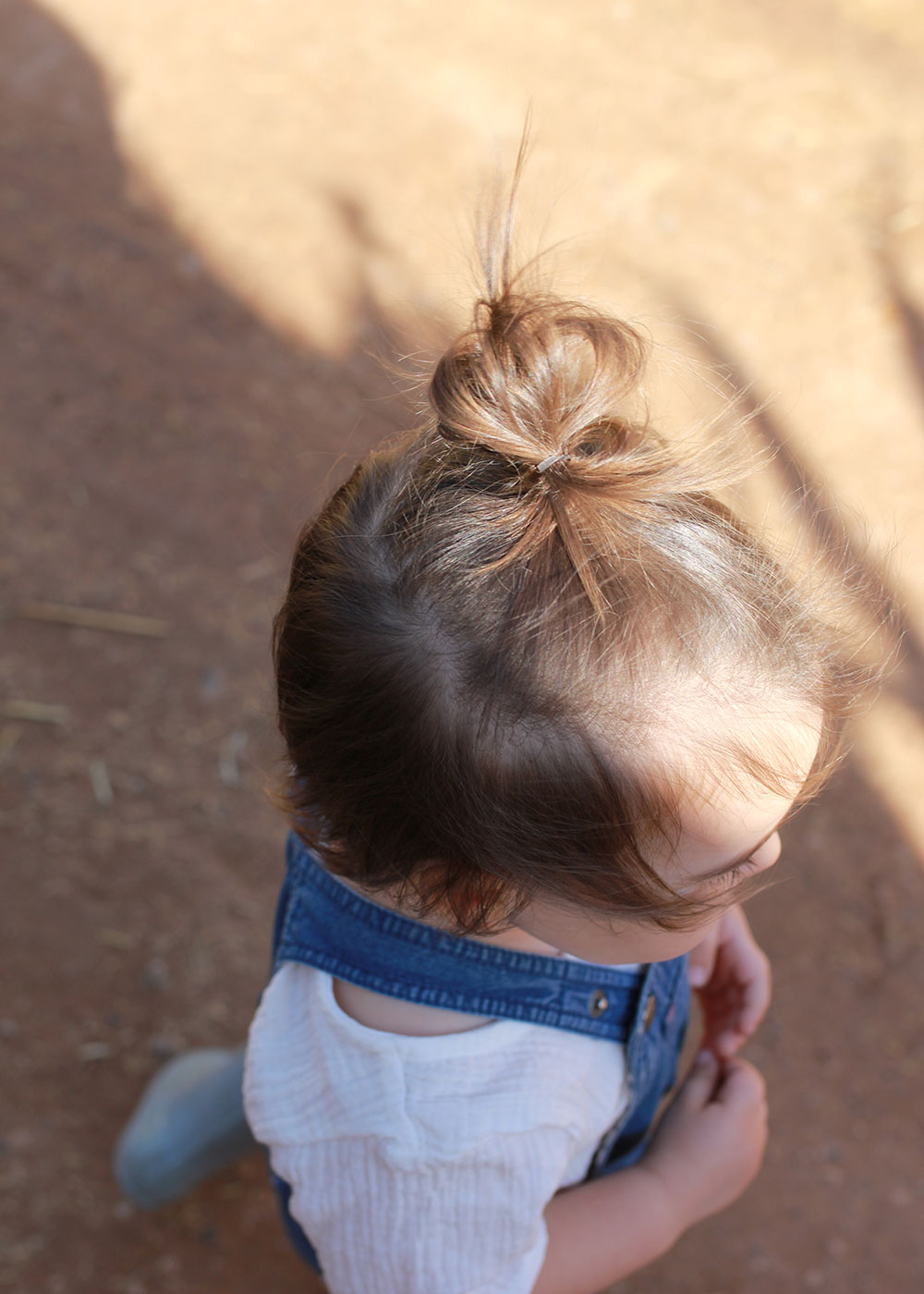 this baby man bun gives me life | thelovedesignedlife.com