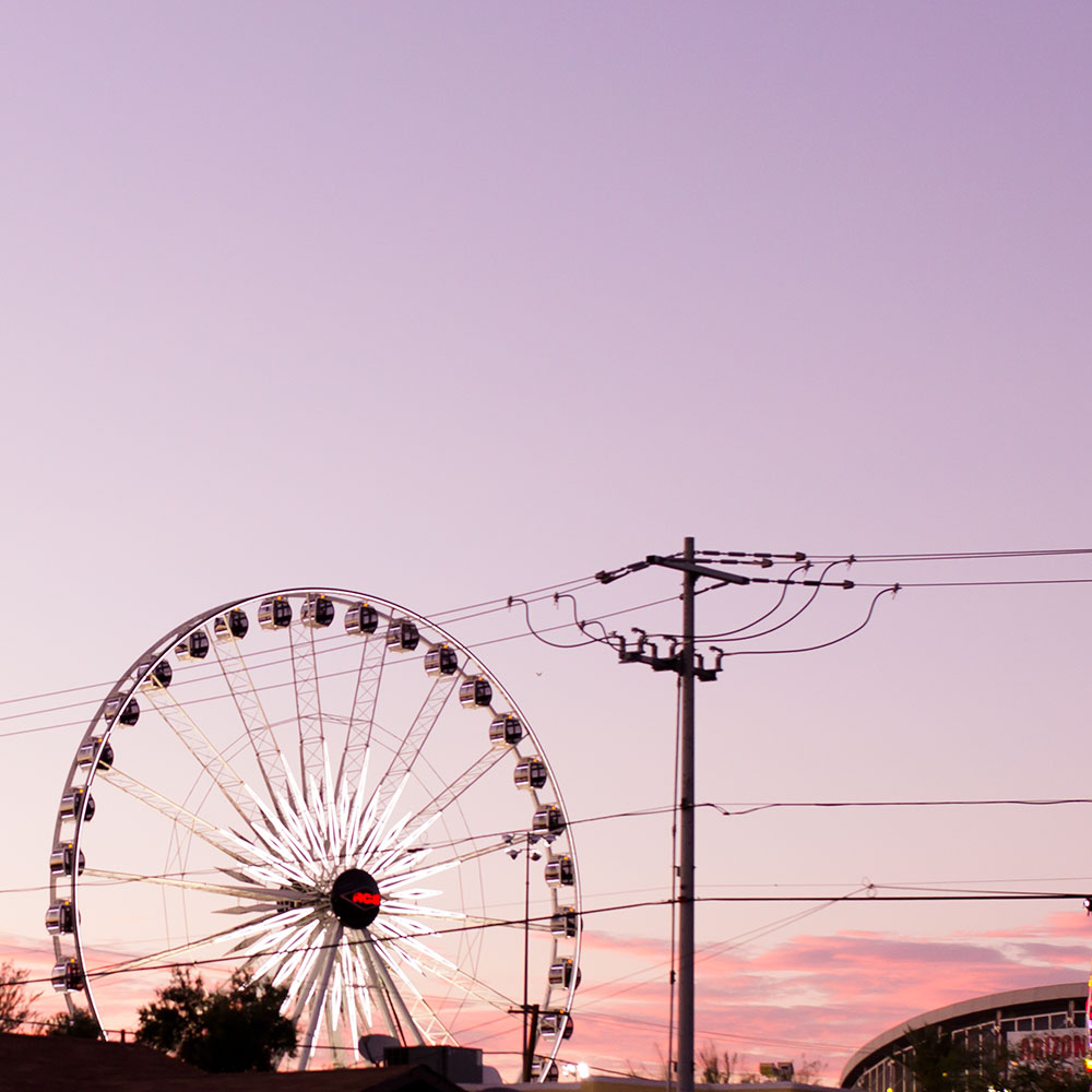 sunset over the arizona state fair | thelovedesignedlife.com